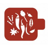 Трафарет М9Фл-051 "Пряности" Event Design, 9х9 см
